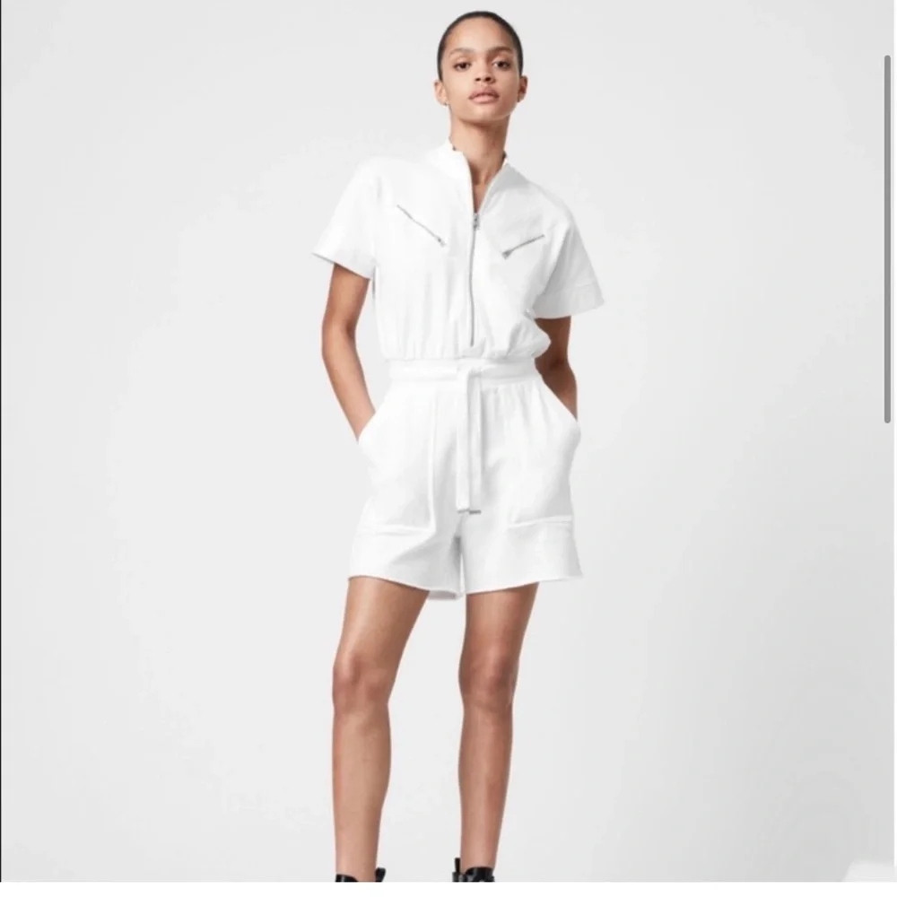 All Saints White Jumpsuit - Picture 4 of 11